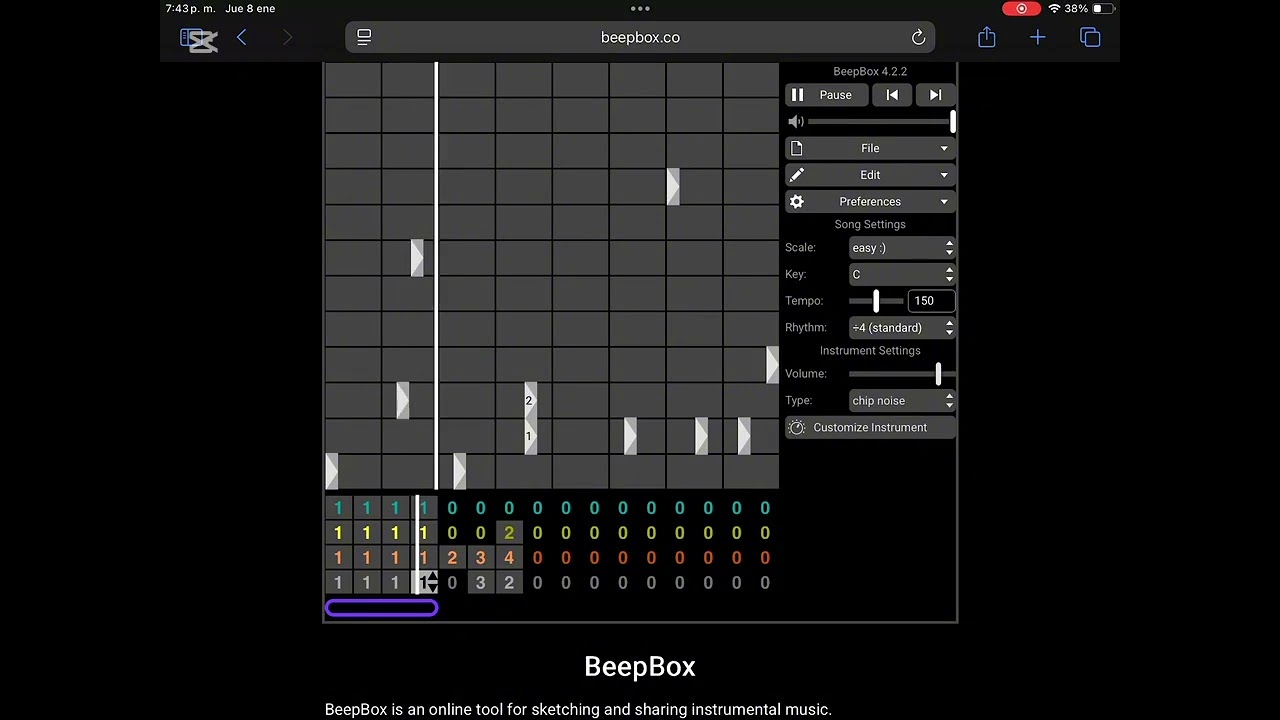 Beep box test