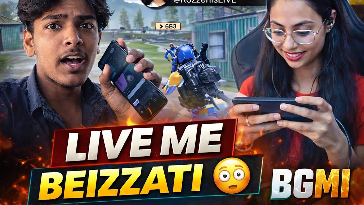 “Aaj khela ek Popular Live Stream Gamer ke sath 🔥 