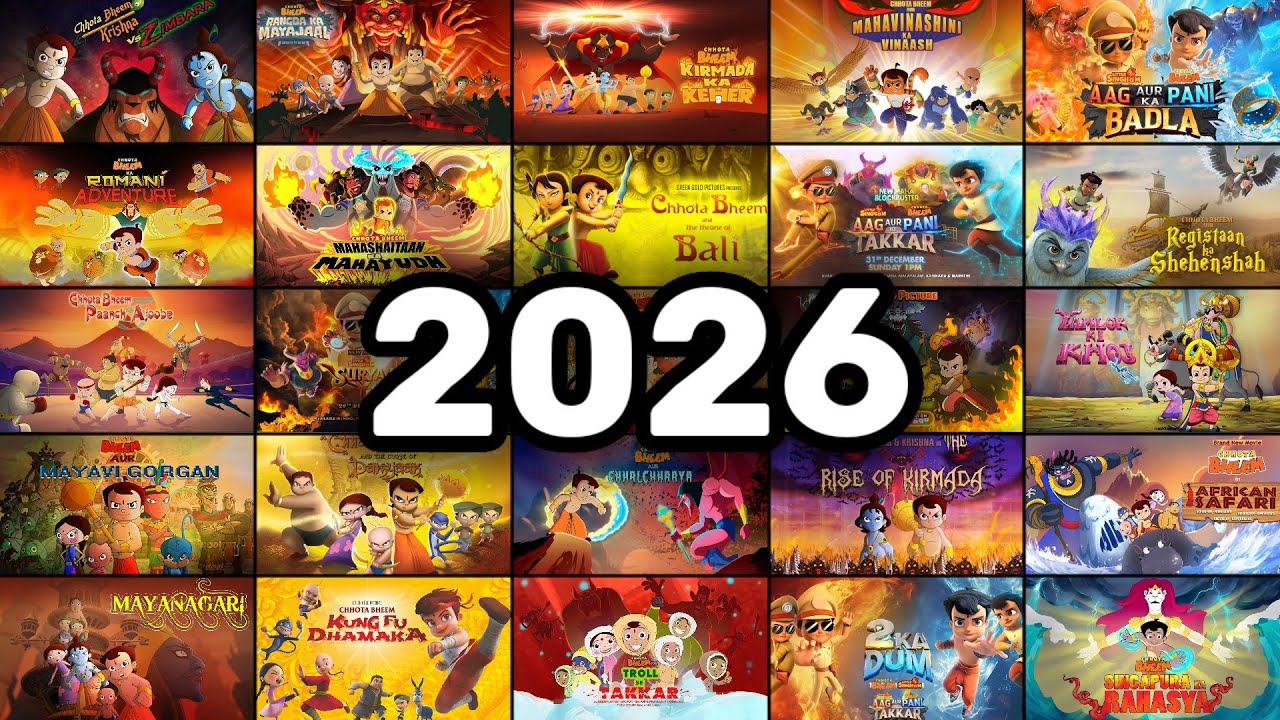 Chhota Bheem All Movies List 2008 to 2026 | Chhota Bheem All Movies List 2026 | #chhotabheem #bheem