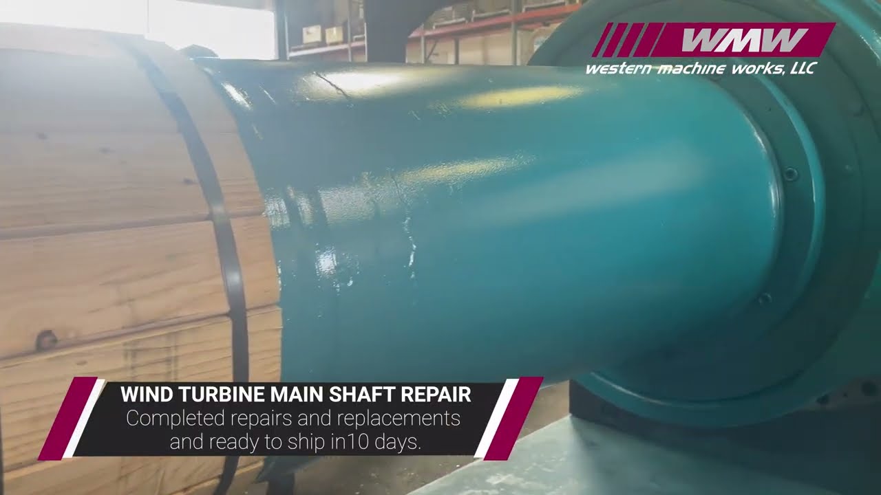Repair of Suzlon Wind Turbine Main Shaft & Components
