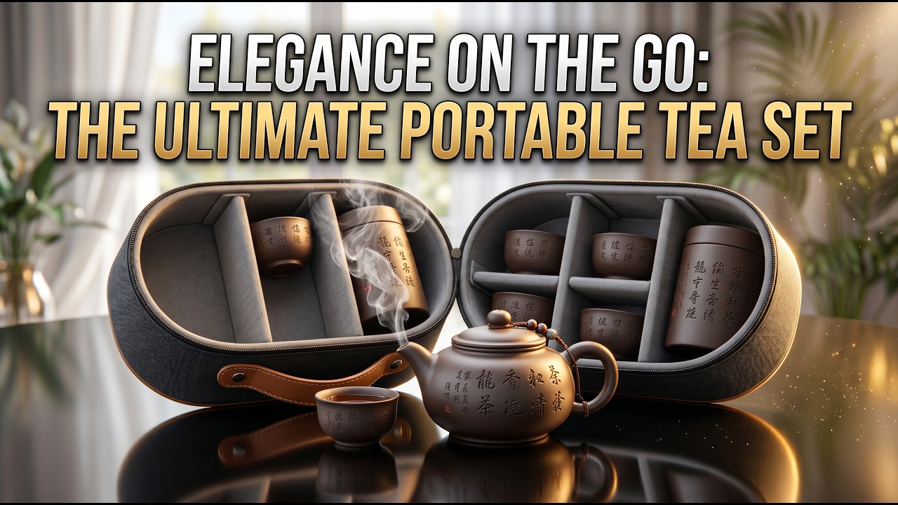 Travel Tea Set with Infuser | Stylish & Compact Tea Kit