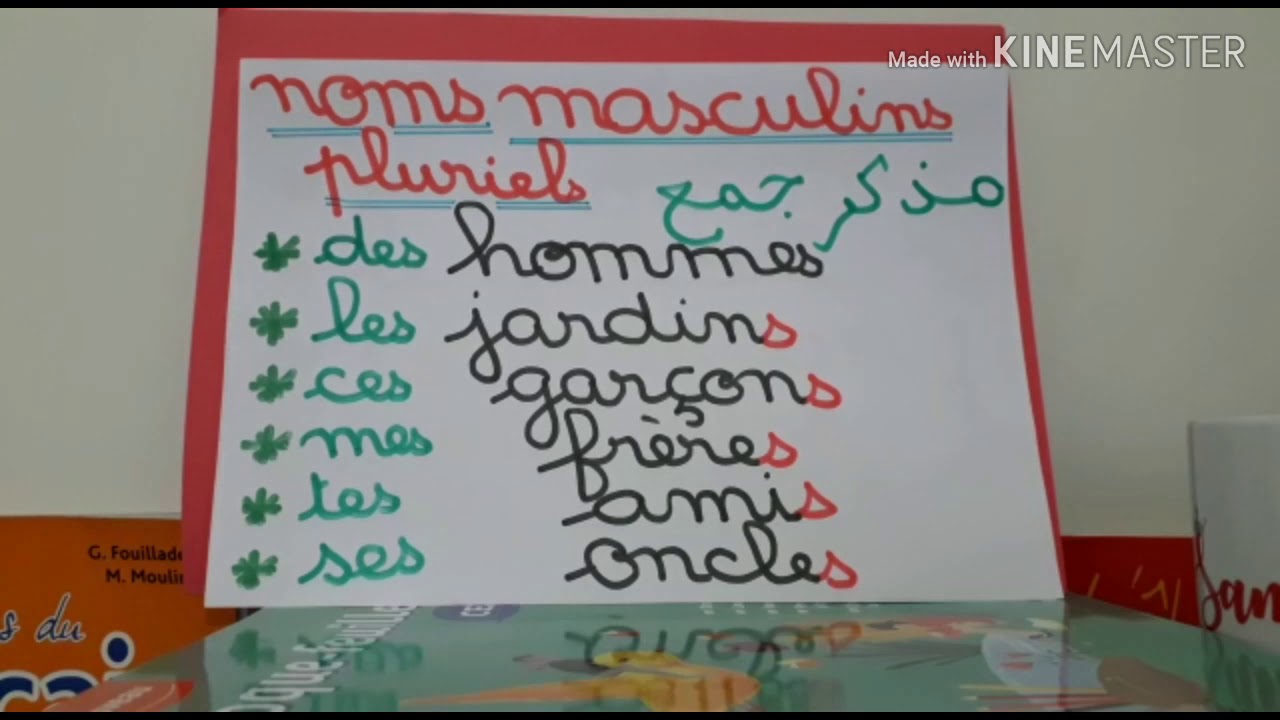 تعلم اللغة الفرنسية : Groupe nominal / المجموعة الإسمية في الفرنسية