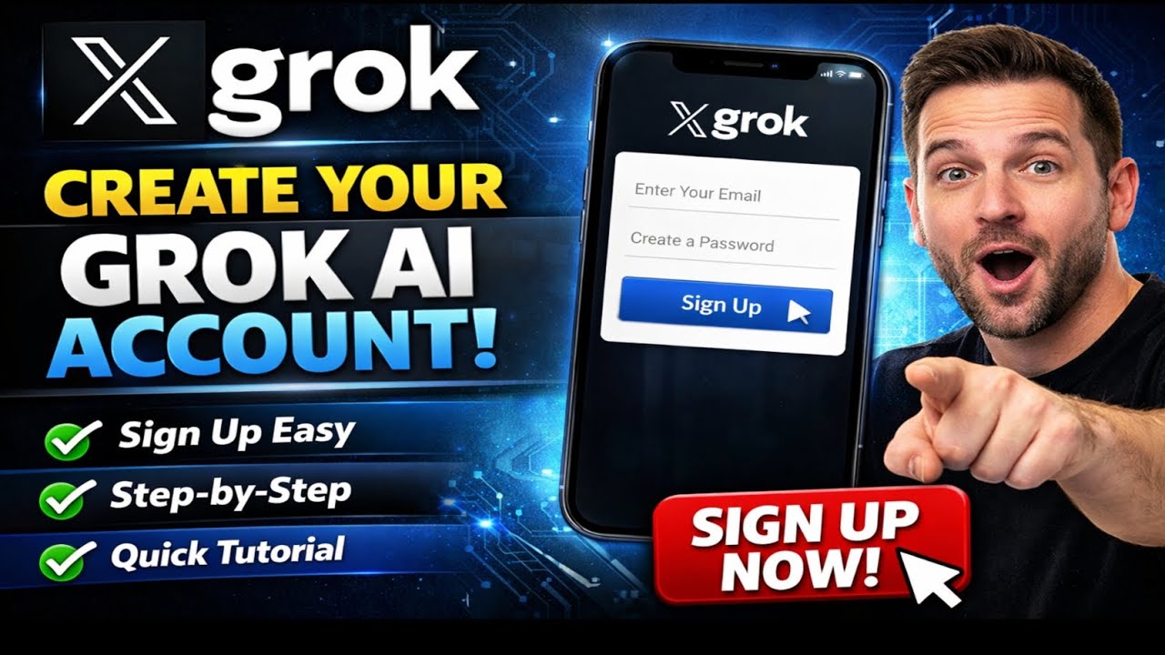 How to Create a Grok AI Account (Step-by-Step Guide) | Sign Up for Grok AI Easily