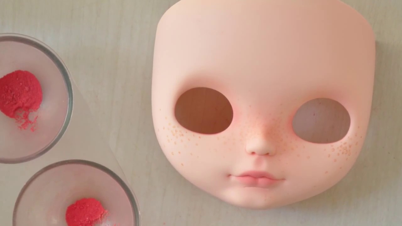 BLYTHE CUSTOM TUTORIAL - Part 4: doll make up - Julia Cabral Dolls