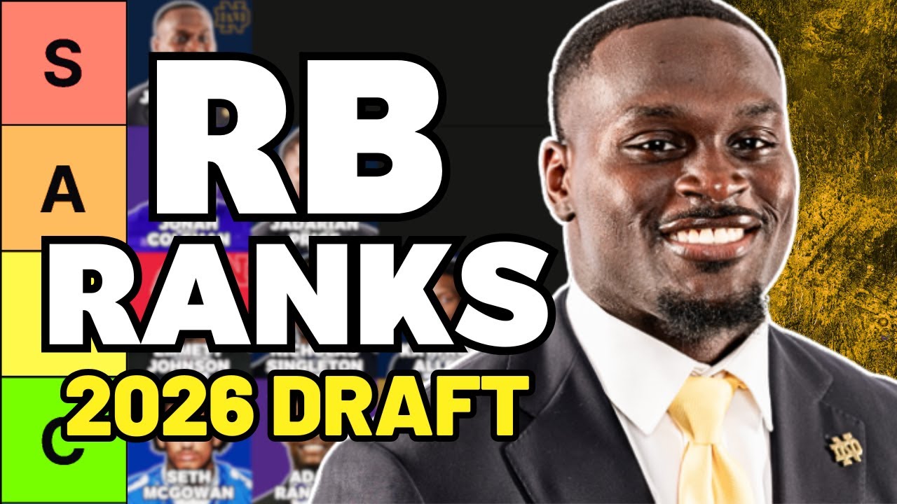 Top 10 Running Backs In The 2026 NFL Draft