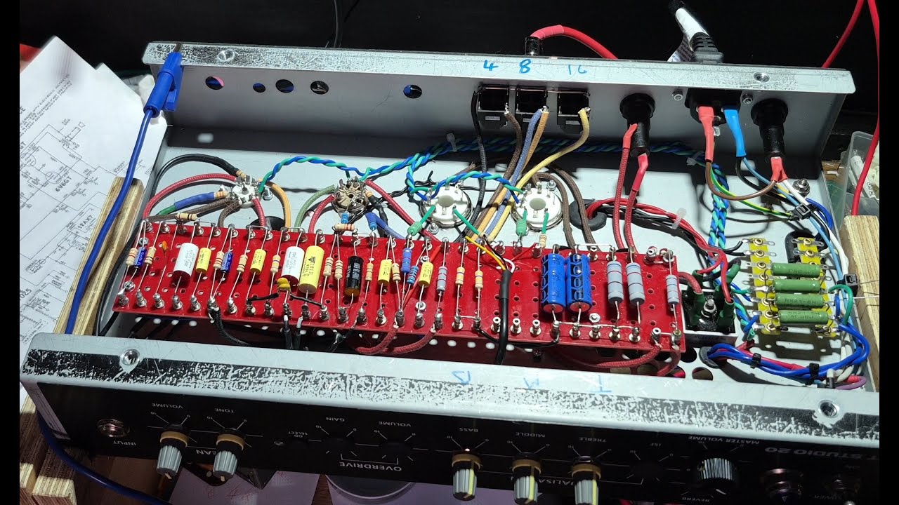 Let's Build a Tube Guitar  Amplifier Using Television Tubes Part 3