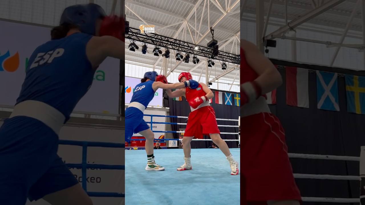 65 кг. Назерке Серик (КАЗ) 3:2 Мариана Сото Торрес (Испания) Международный турнир BOXAM ELITE, Ис...