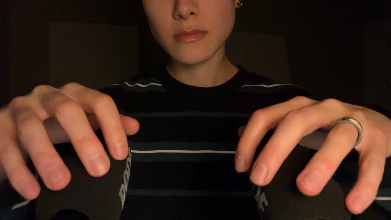 (No talking) Gentle Foam Mic Touching ASMR