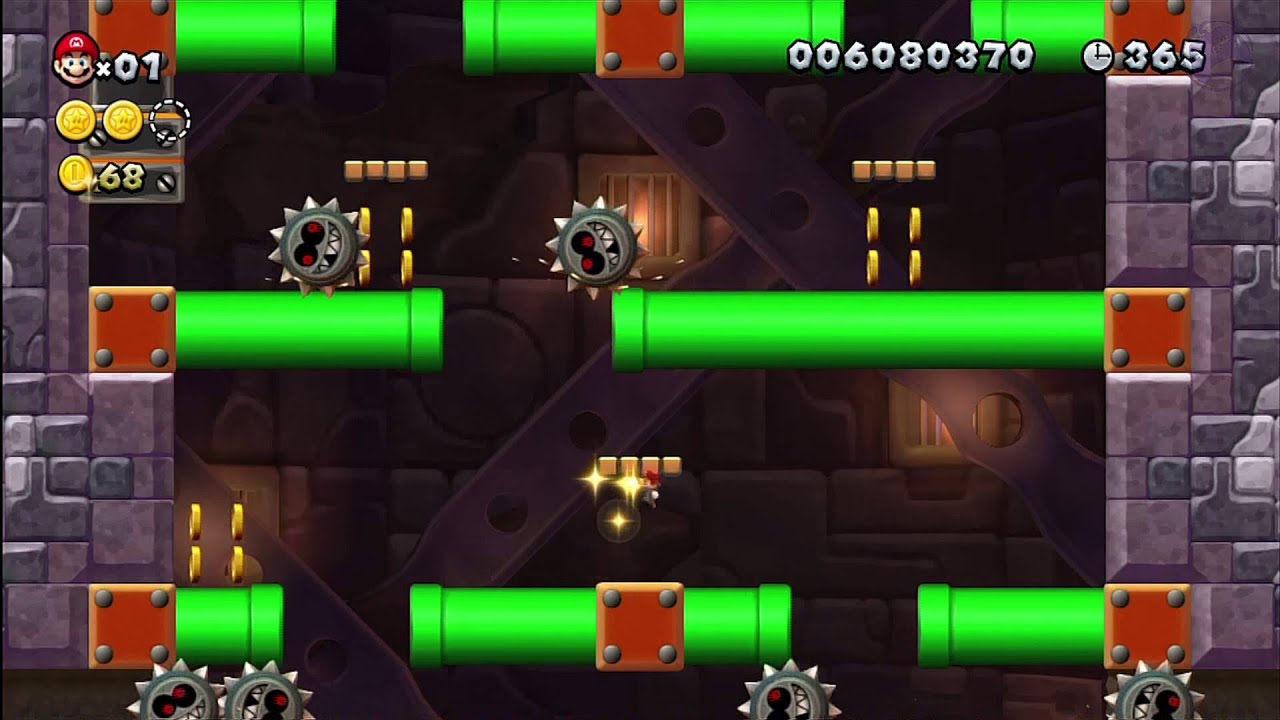 Rock-Candy Mines - Grinding-Stone Tower [New Super Mario Bros Wii U]