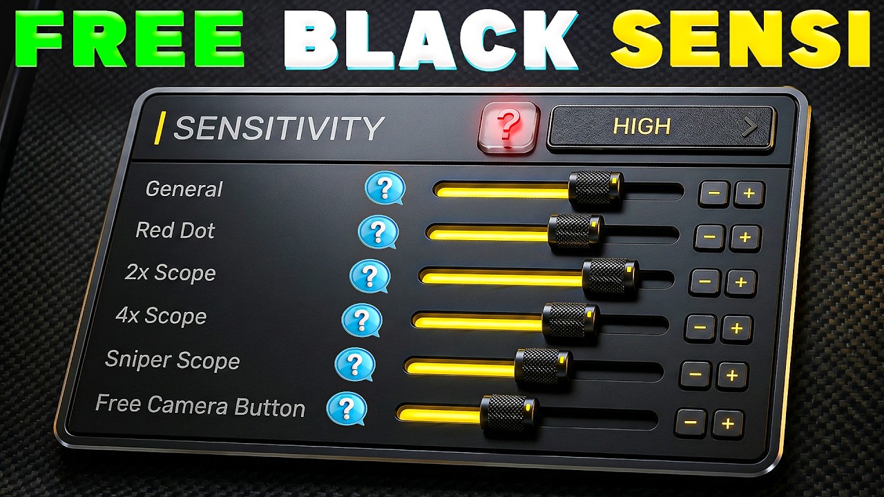 🔥 Free Fire 2026 BLACK Sensitivity ⚙️ 100% Auto Headshot Settings | New Update