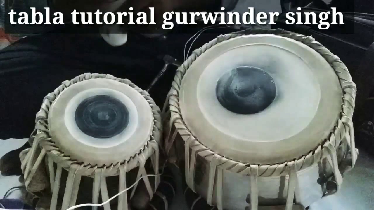 Tabla lesson 218 kherwa taal tukda, mukhda , uttan, tahies etc by gurwinder singh | tabla tutorial