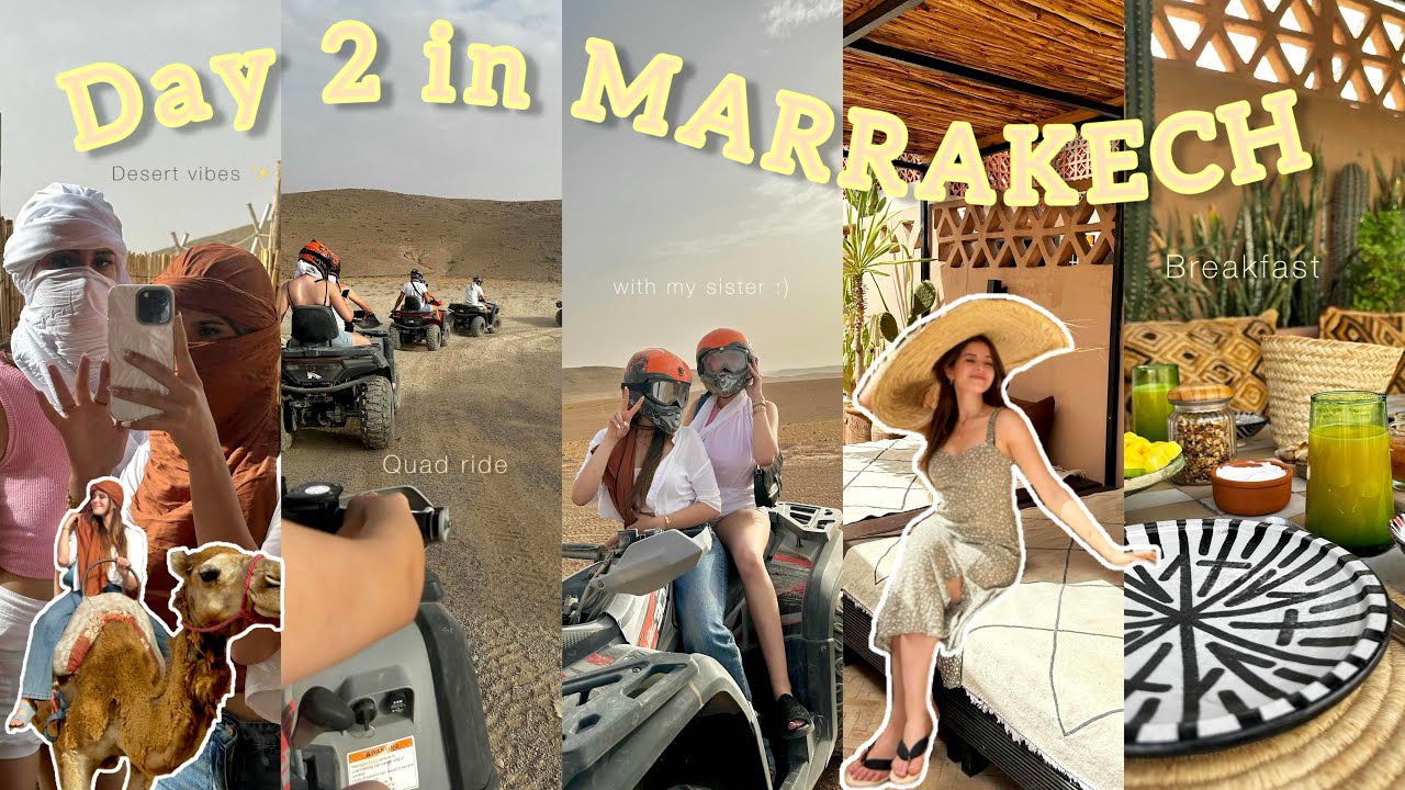 VLOG MARRAKECH ✨Traveling with my sister