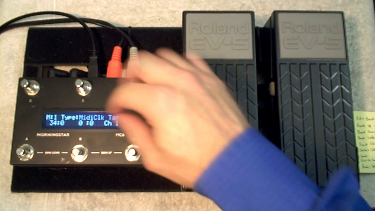 Morning Star MC6 Foot Controller Guide