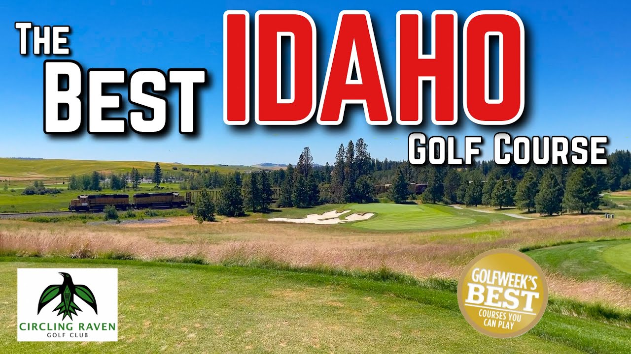 PLAYING THE #1 RANKED IDAHO GOLF COURSE | Circling Raven Front 9 (2022)