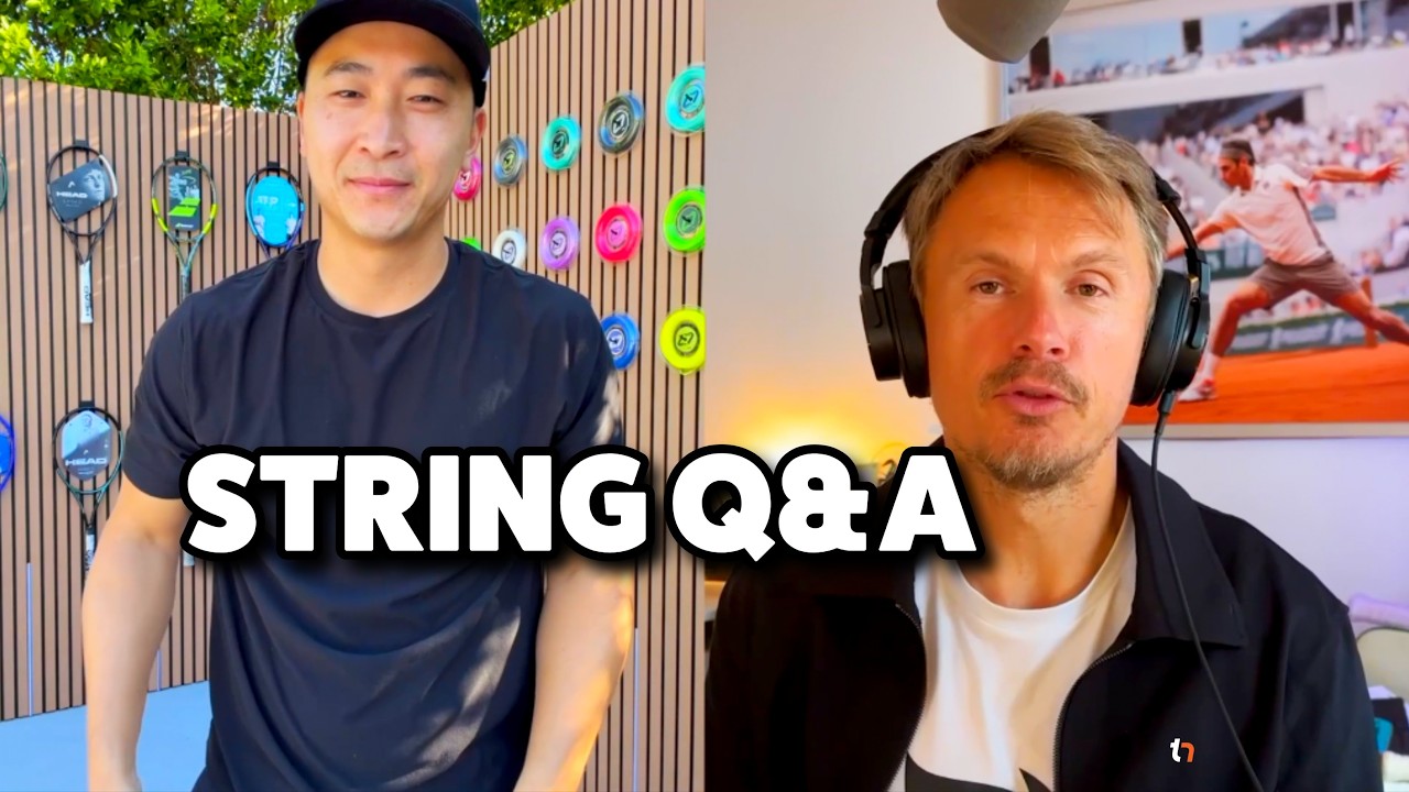 We answer your questions about tennis strings (w Eric from Toroline)