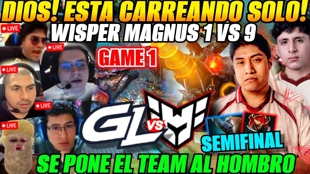 😲Wisper Magnus 1 vs 9! analizan HEROIC vs GAMERLEGION Game 1 Bo3 SEMIFINAL PGL Wallachia Season 7😲