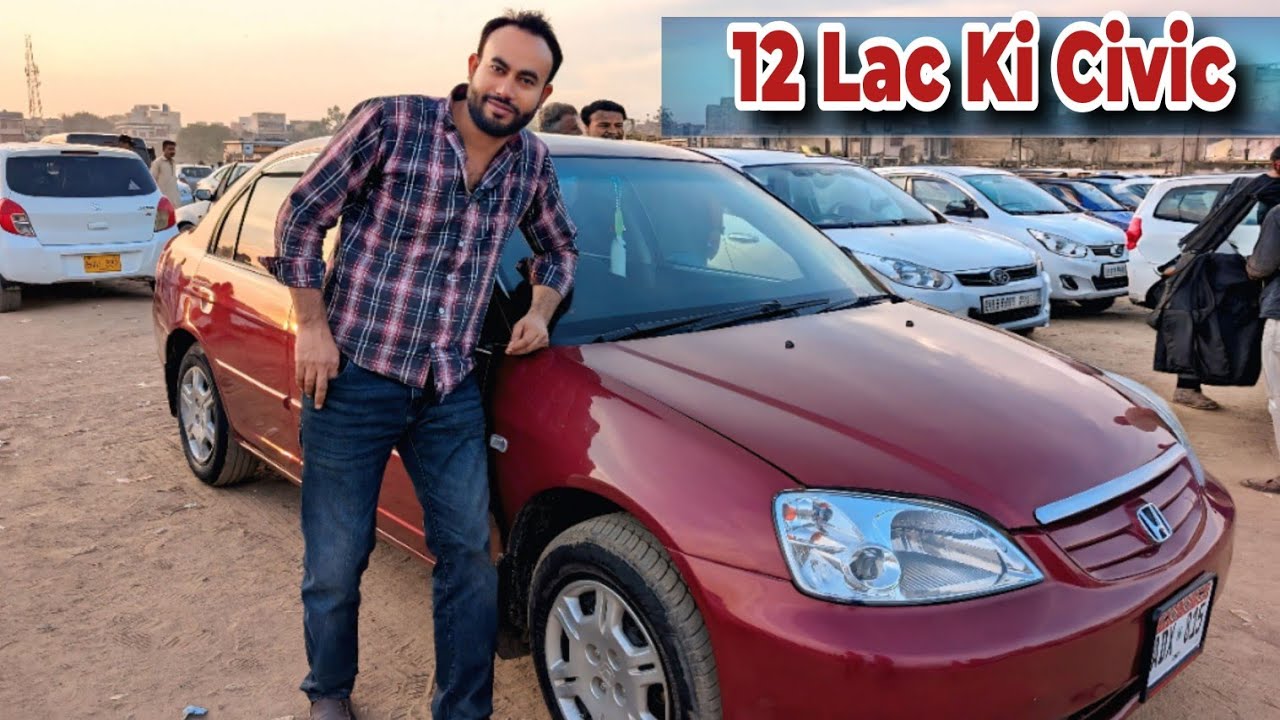 Honda Civic 2002 Model For Sale 🤠 | Sunday Car Bazar | Used Car Market | #nykmotors