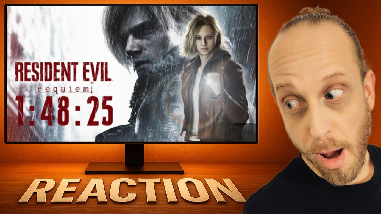 Reaction - RE9 Speedrun Weltrekord (01:48)