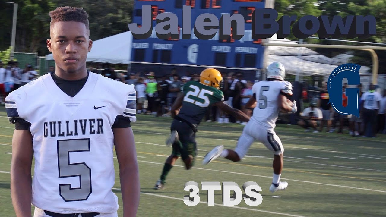 💤🏈🔥 Don’t Sleep On Me Player Of The Game Spotlight Jalen Brown Gulliver Prep Vs Killian 🔥🏈😴