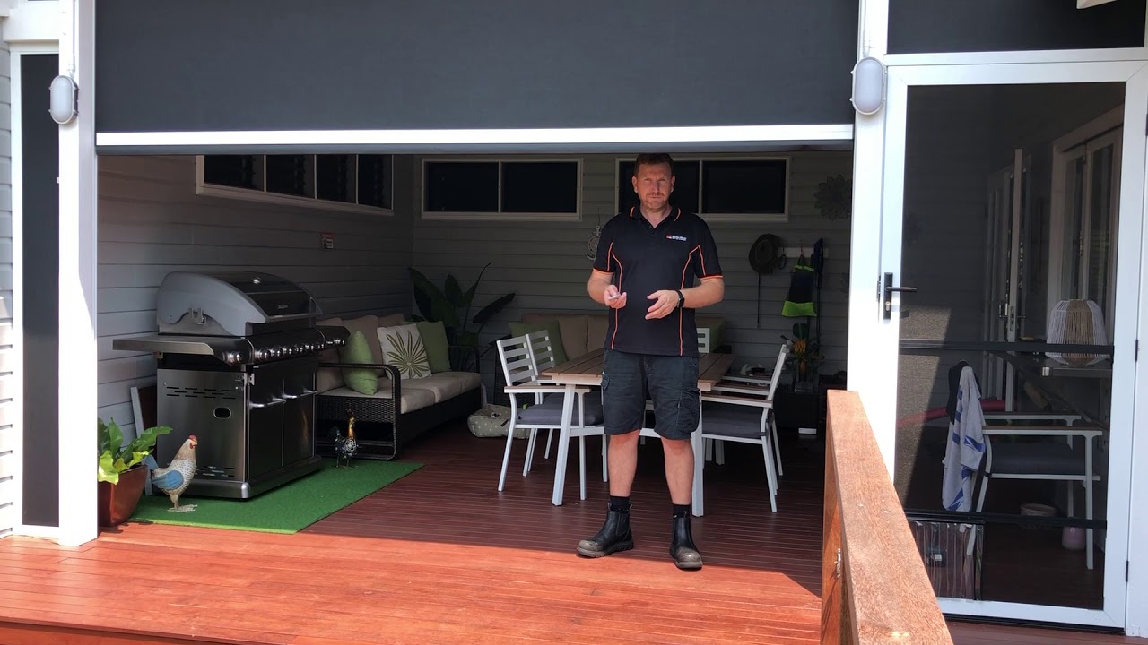 Zipscreen Awning with Somfy Maestria Motor