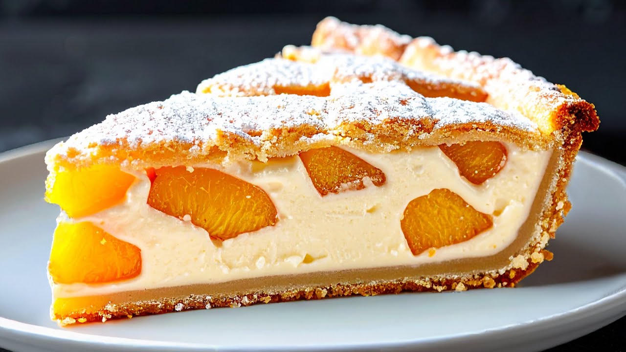 Man kann kaum glauben, wie lecker das ist. Ein einfaches, hausgemachtes Pfirsichkuchenrezept.