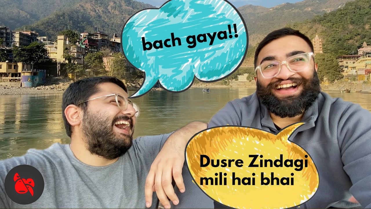 RISHIKESH VLOG | Jab hamara ek dost GANGAJI mai almost doob gaya.. | PART 02