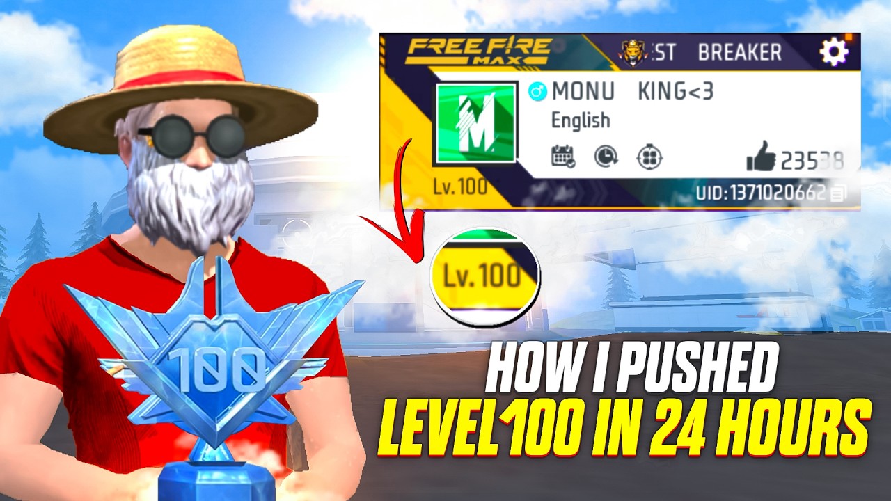 Pushing 100 Level for 100,000₹ - MONU KING 