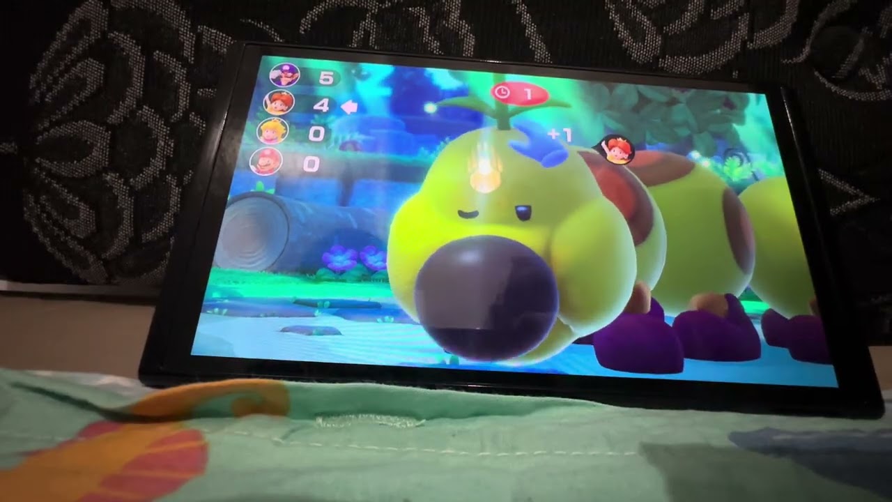 Playing Super Mario Party with my sister!