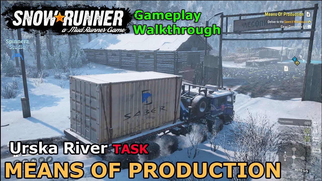 SnowRunner - Means Of Production | Urska River Task - Amur, Russia - Phase 4