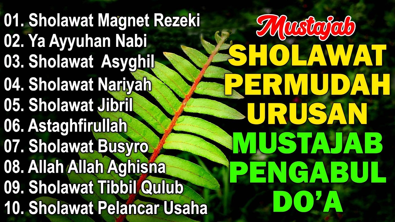 SHOLAWAT NABI TERBARU 2026 PALING BANYAK DICARI | FULL ALBUM | SHOLAWAT JIBRIL PENARIK REZEKI,BUSYRO
