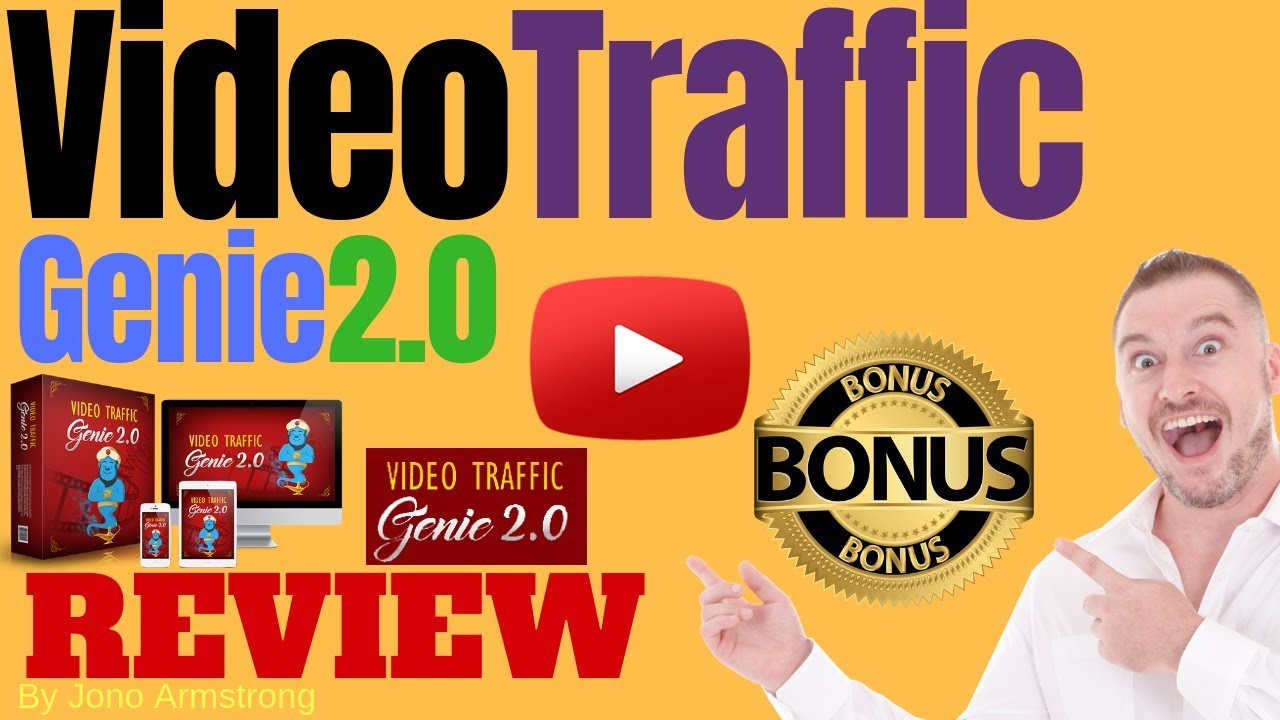 Video Traffic Genie 2.0 Review, ⚠️WARNING⚠️ DON'T GET THIS WITHOUT MY 👷CUSTOM👷 BONUSES!!