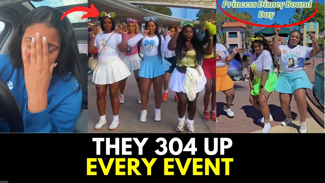 Black Women ROASTED After Dressing Like 304's At Disney World