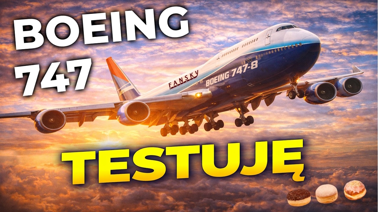 TESTUJĘ LOT BOEING 747-8❗MSFS2024 w Tłusty Czwartek