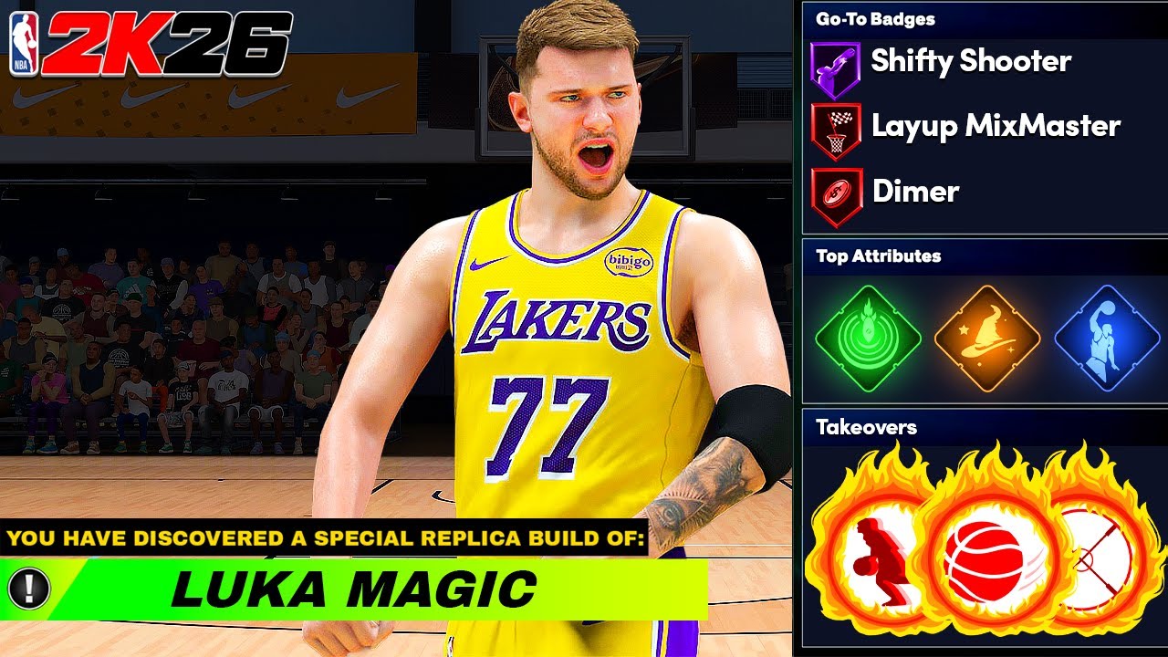 Это ЛУКА МЭДЖИК в NBA2K26