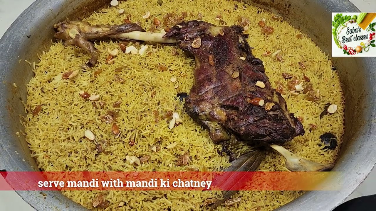 Aaj ki Special Dish ||  Raan Mandi | Mandi ki Biryani | Mutton Mandi Recipe | منڈی کی بریانی