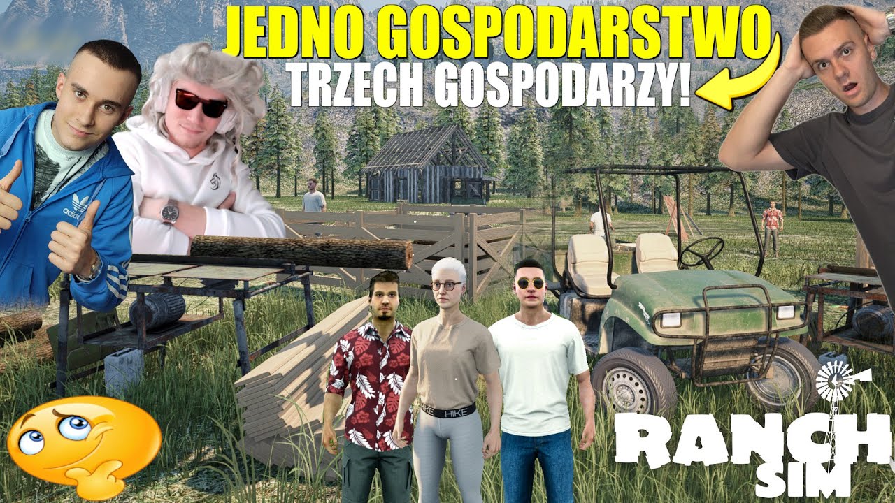 NOWE GOSPODARSTWO! BUDUJEMY RANCZO! - Ranch Simulator #1 w/ Koliz & Dziejuś