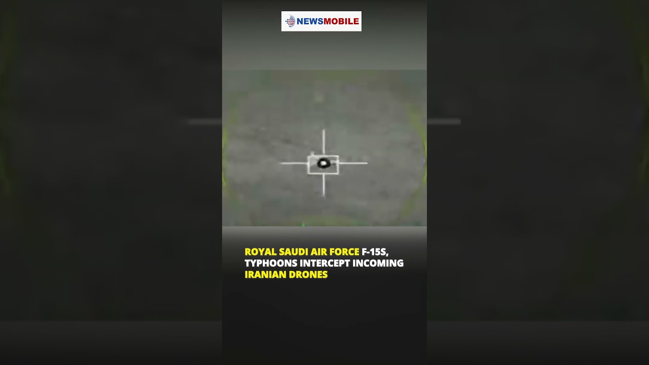 Royal Saudi Air Force F-15s, Typhoons Intercept Incoming Iranian Drones