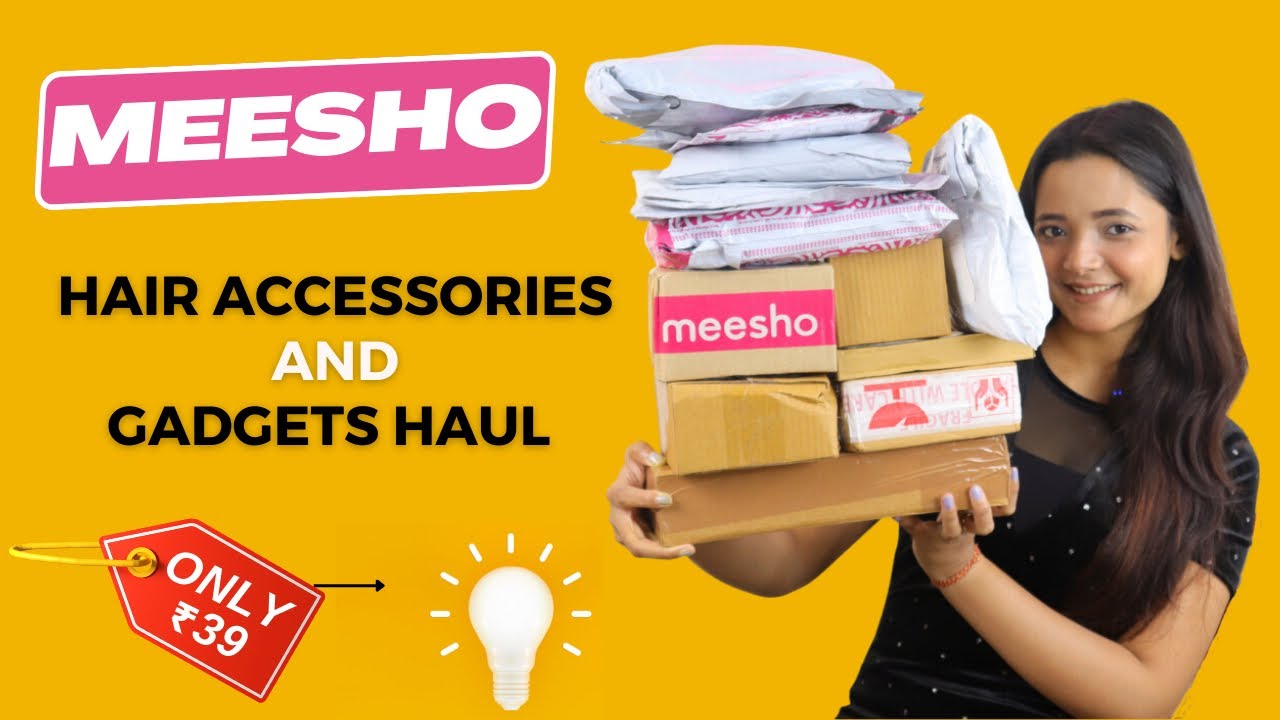 MEESHO Hair Accessories and Gadgets Starting from ₹39 Only🤯😍| meesho Scam alert😡😤 #meesho #hair