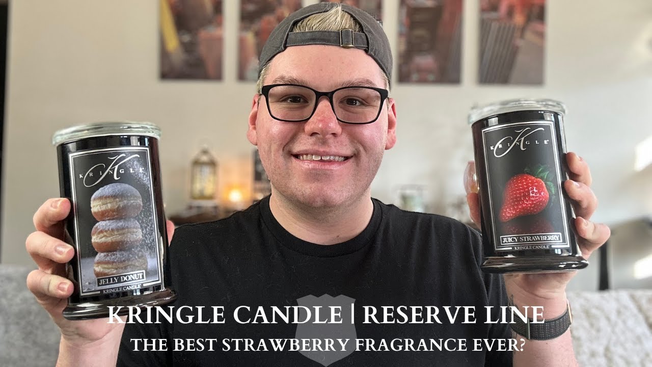 KRINGLE CANDLE RESERVE LINE | BEST STRAWBERRY CANDLE EVER?