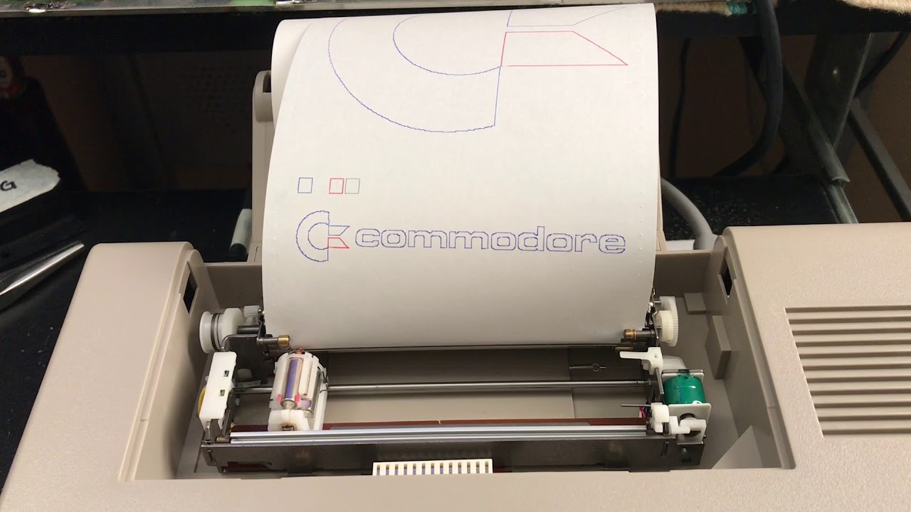 Commodore 1520 Plotter Demonstration