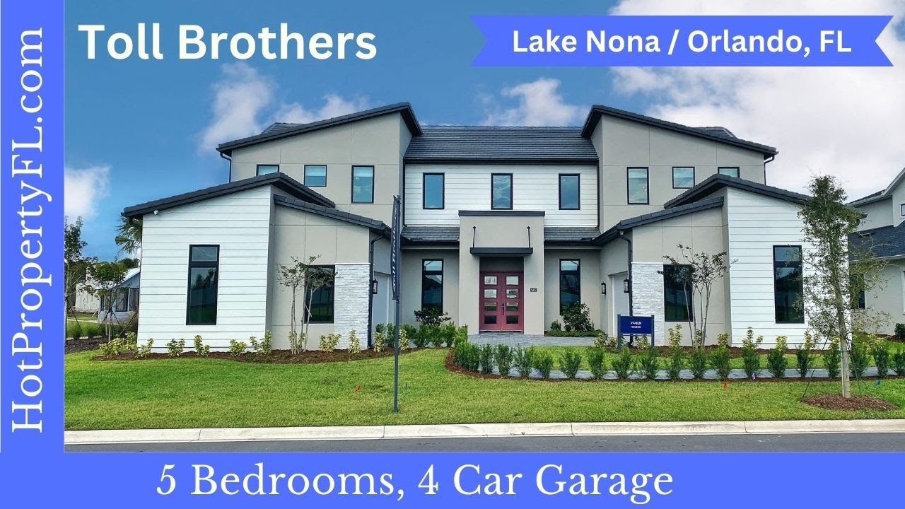 New Home Tour | Toll Brothers | Laurel Point in Lake Nona / Orlando, FL | Varen Model 5,800+sq ft.