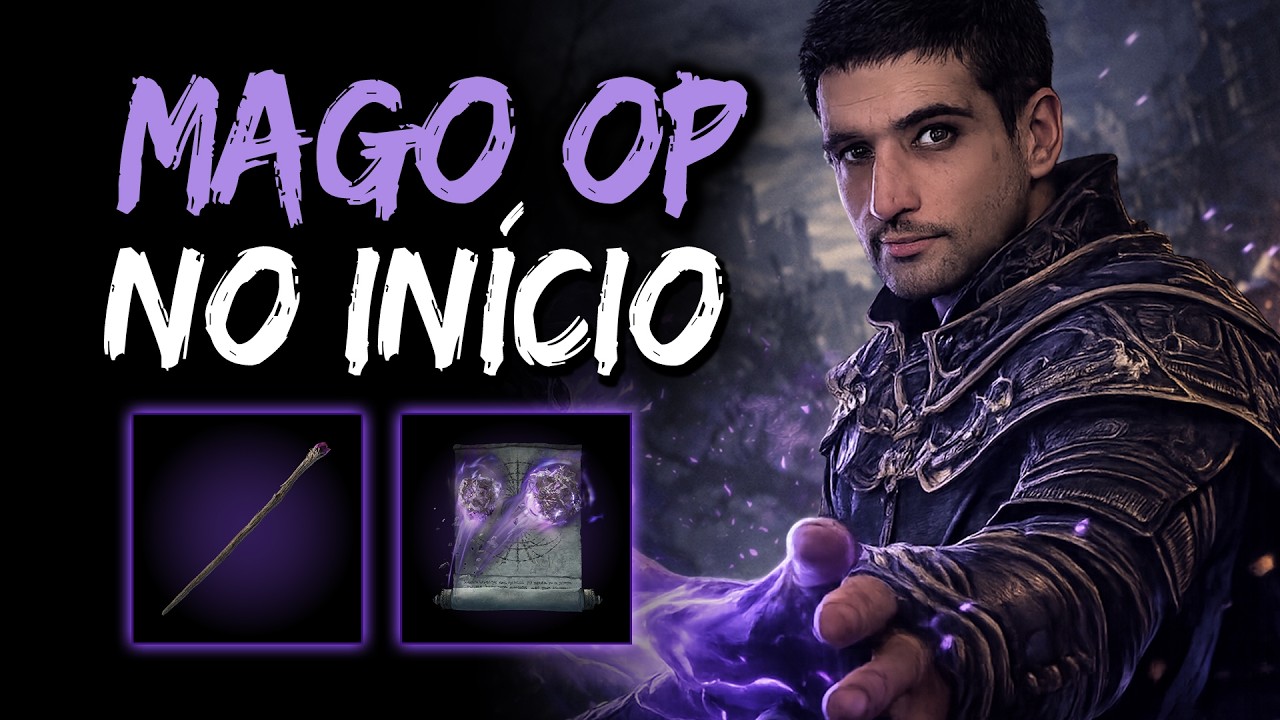 A Build mais FORTE para Come&ccedil;ar de MAGO no Elden Ring e o Melhor Cajado INICIAL