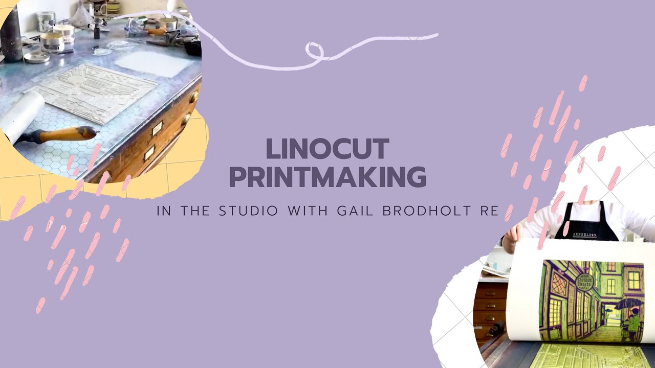 Linocut Printmaking in the Studio with Gail Brodholt RE