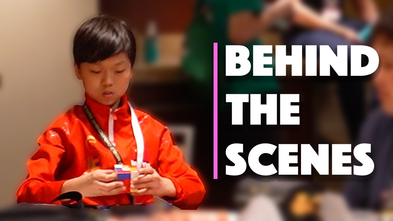 Inside the Green Room at the Rubik's Cube World Championship
