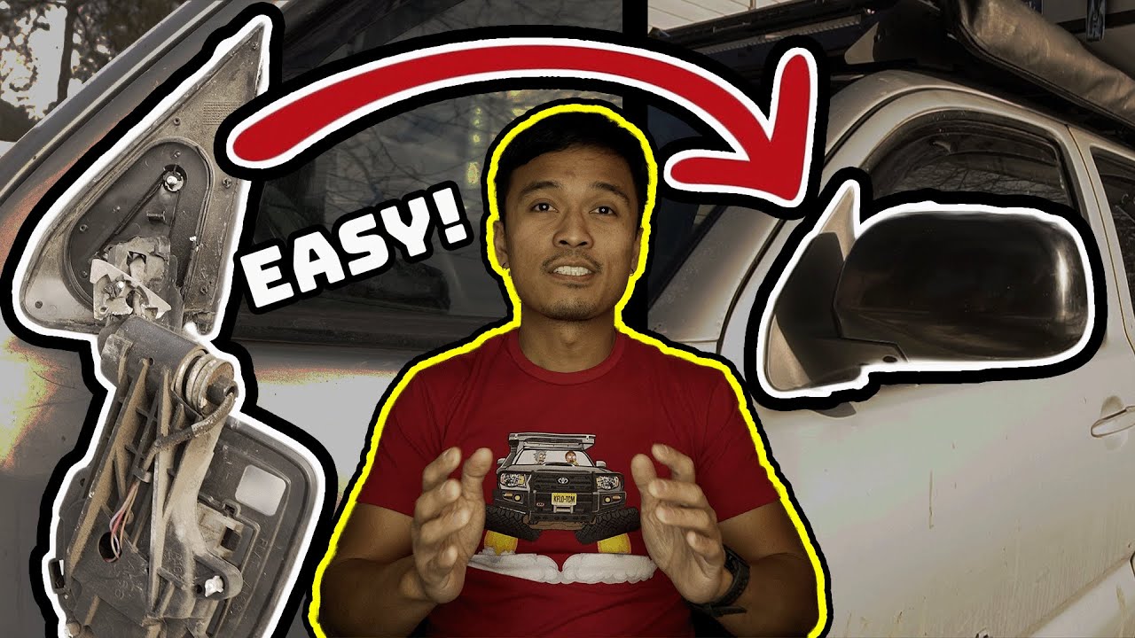 Tacoma Side View Mirror Replacement (Fixing the Flipped Taco Pt 3)