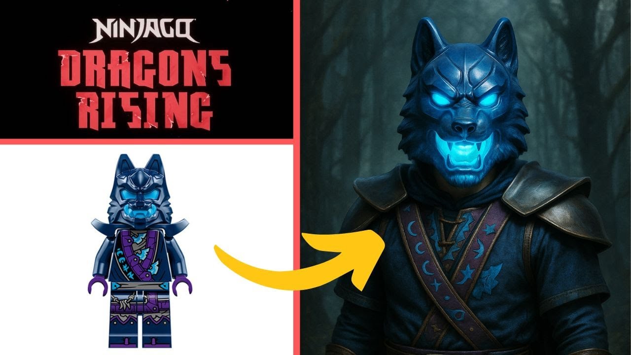 What if LEGO Ninjago Characters from Dragons Rising were Real