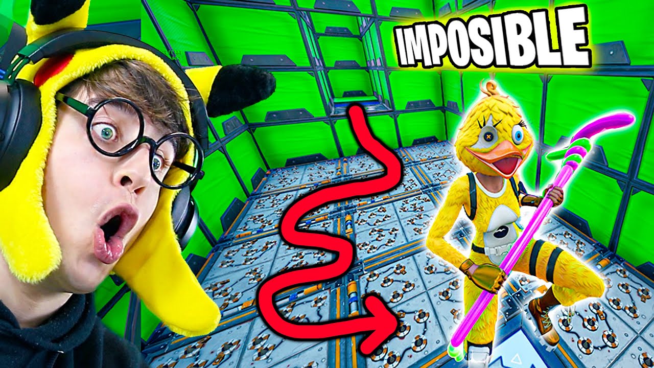 PARKOUR **INFINITO** Challenge!! (100 Niveles de Trampas por TODAS PARTES en Fortnite Battle Royale)