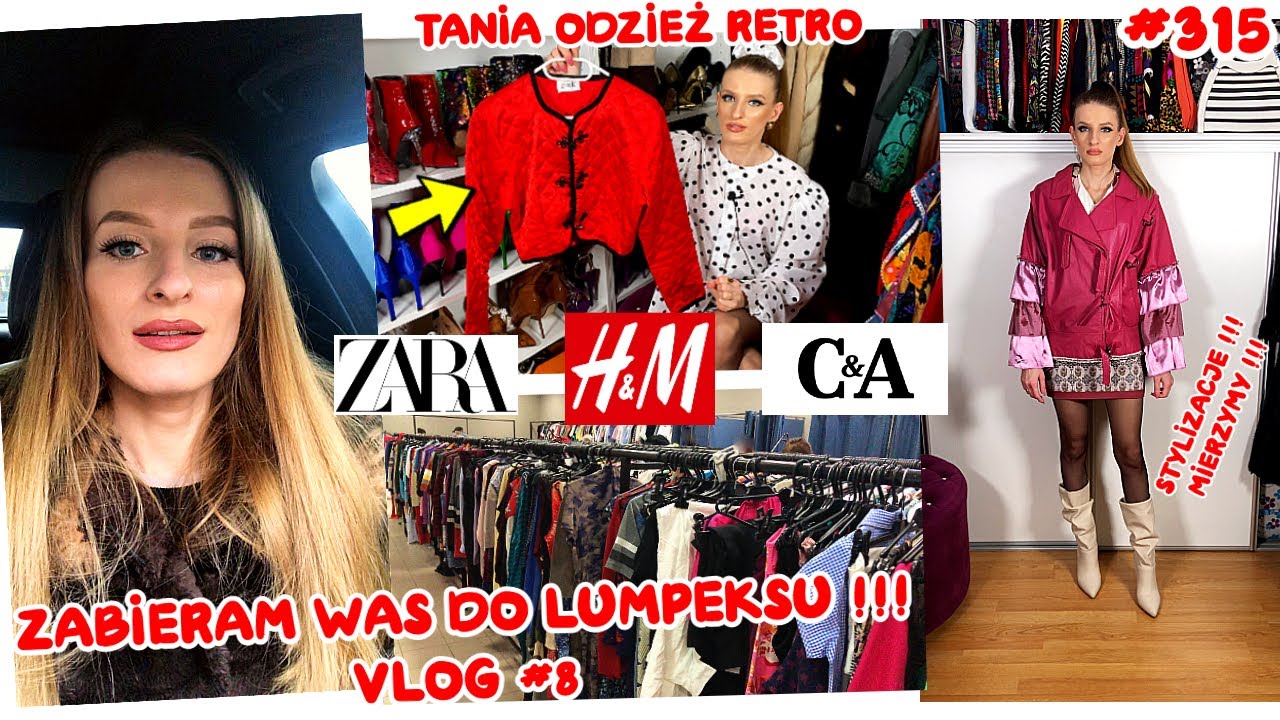 ZABIERAM WAS DO LUMPEKSU !!! NOWE PROJEKTY !!! TANIA ODZIEŻ RETRO !!! HAUL Z SECOND HANDU !!! #315