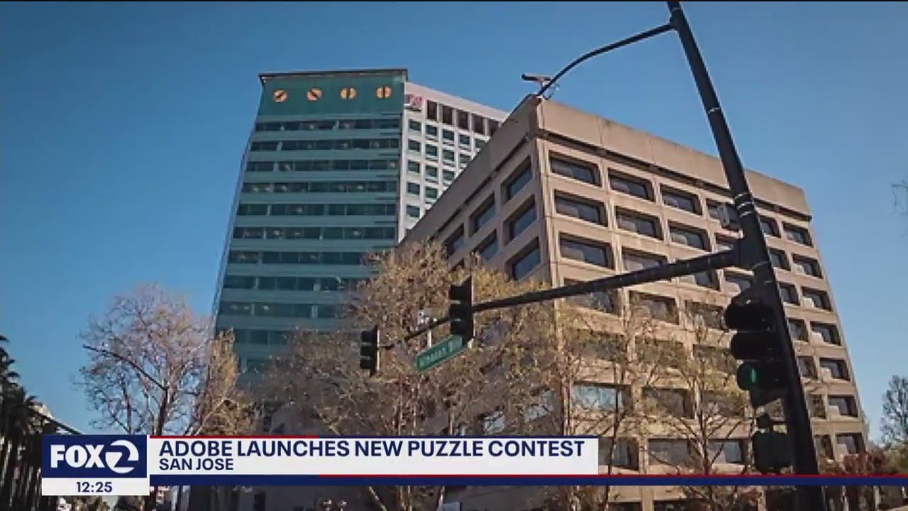 Adobe headquarters has puzzle to decode
