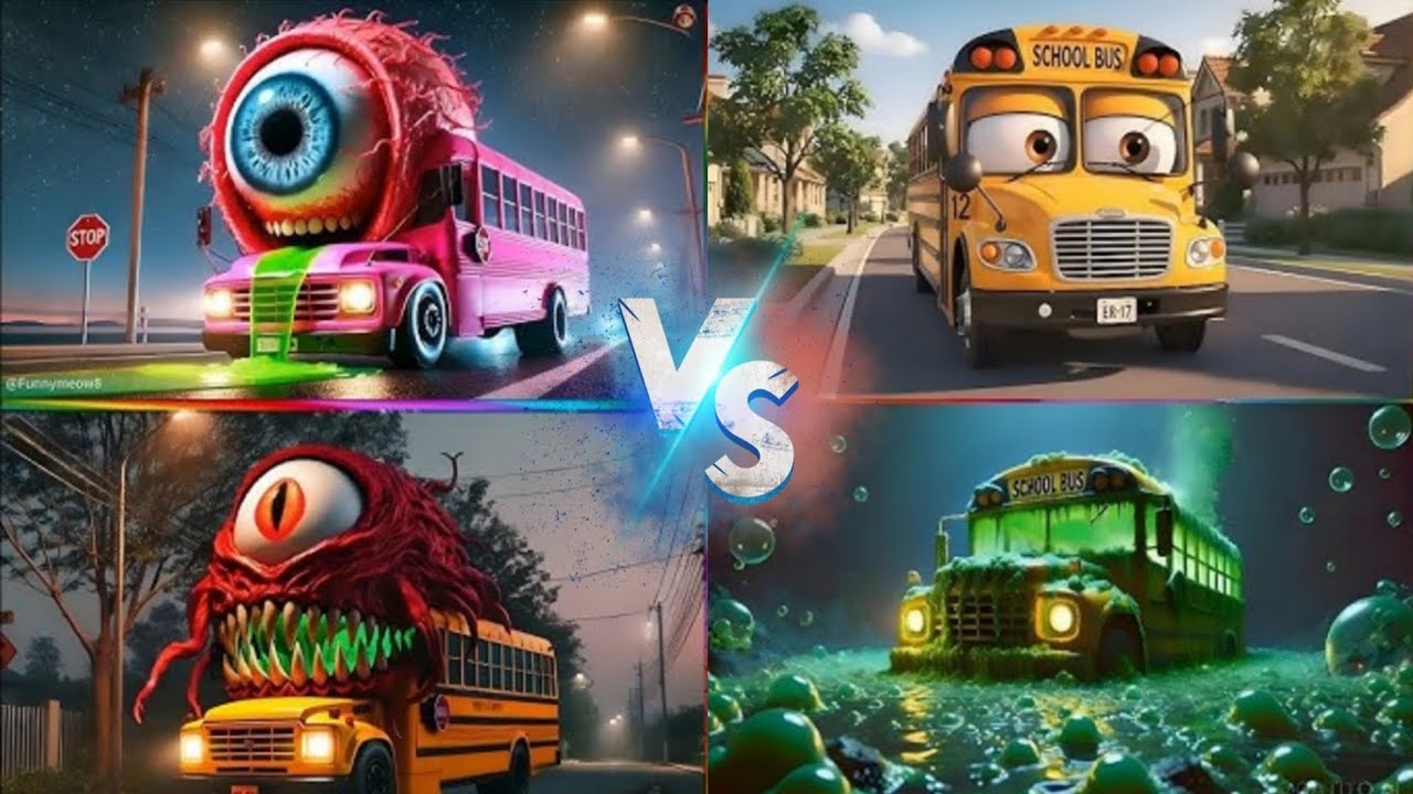ℹ️ 🚀 EPIC Tiles Hop Battle | School Bus vs Train Eater (Impossible!) #coffindance #tileshop #mcqueen